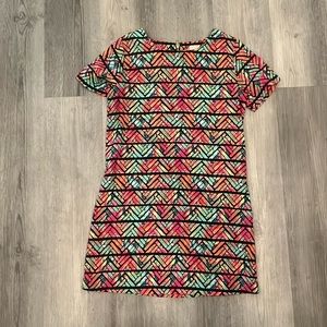 Gianni Bernini mini shift dress, EUC